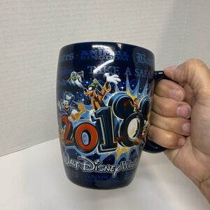 Walt Disney World Parks Coffee Mug Raised 2010 Celebration Mickey Mouse Pixar